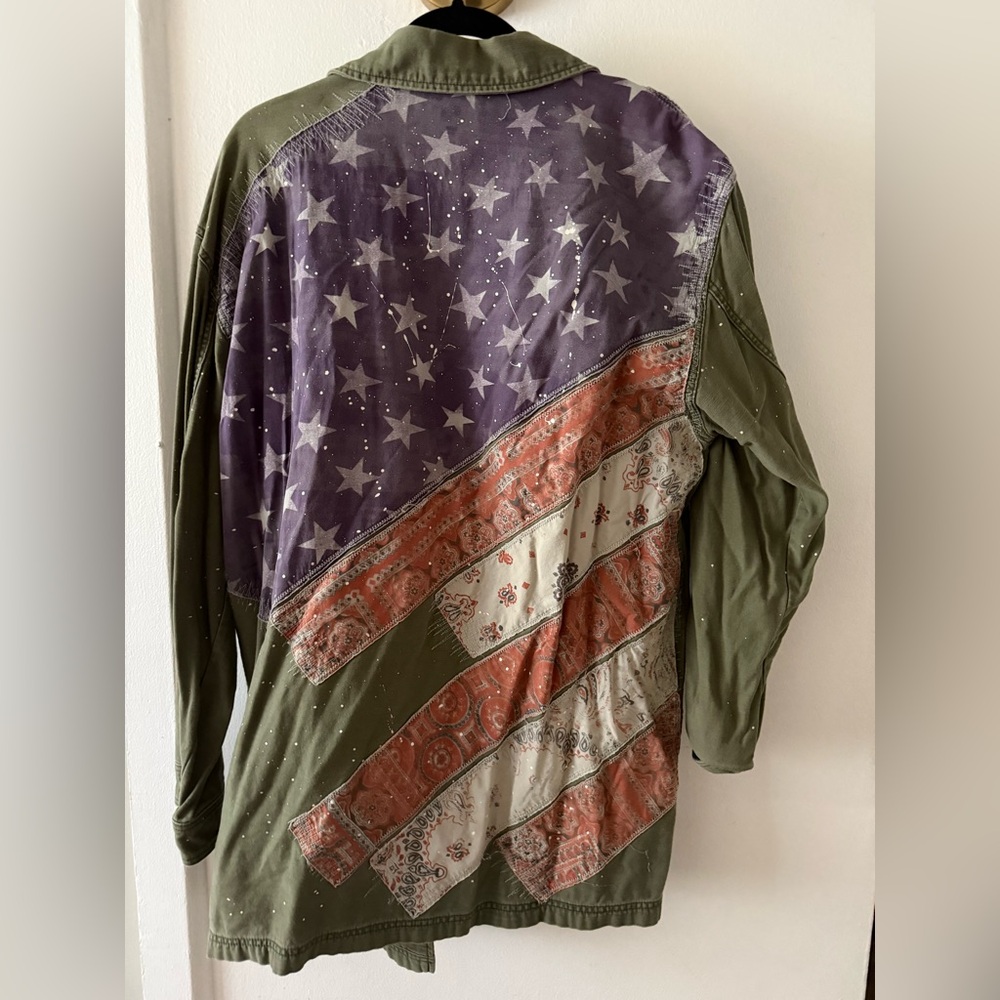 Free People Patchwork Jacket - image 1